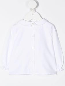 Knot Geplooide blouse - Wit
