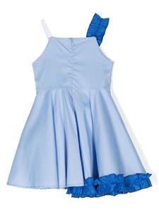 Simonetta Asymmetrische jurk - Blauw