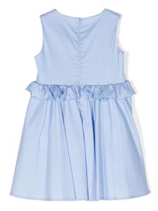 Simonetta Geplooide jurk - Blauw