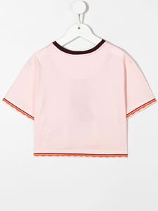 Dolce & Gabbana Kids T-shirt met print - Roze