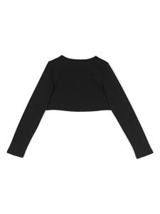 Dolce & Gabbana Kids T-shirt met logopatch - Zwart