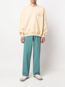 Jacquemus Sweater met logopatch - Geel