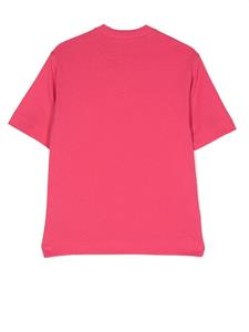 Marni Kids T-shirt met logoprint - Roze
