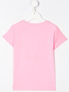 Miss Blumarine T-shirt verfraaid met logo - Roze