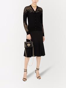 Dolce & Gabbana Vest met kant - Zwart