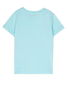 Missoni Kids T-shirt met logoprint - Blauw