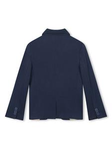 BOSS Kidswear Blazer met gekerfde revers - Blauw