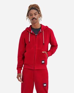 Ugg Forster hoodie met doorlopende rits voor Heren in Red  Katoen