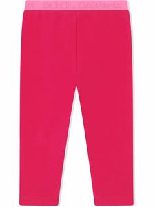 Dolce & Gabbana Kids Katoenen legging - Roze