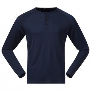 Bergans Langarmshirt Bergans Lysebu Wool M Henley Herren Langarm-Shirt