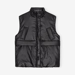 Ganni Shiny Quilt Vest