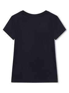 Lanvin Enfant T-shirt met logoprint - Zwart