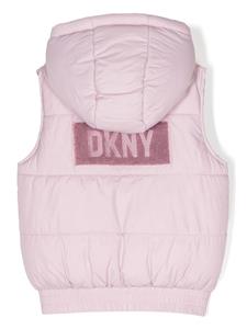 Dkny Kids Bodywarmer met logopatch - Paars