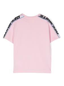 Off-White Kids T-shirt met logoprint - Roze