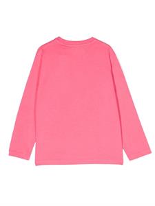 Off-White Kids T-shirt met logoprint - Roze