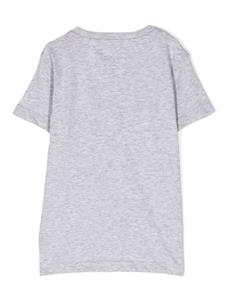 Il Gufo T-shirt met contrasterende afwerking - Grijs