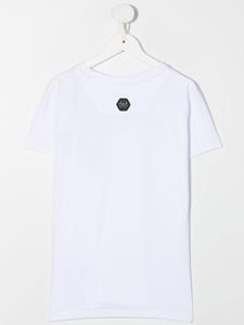 Philipp Plein Junior T-shirt met borduurwerk - Wit