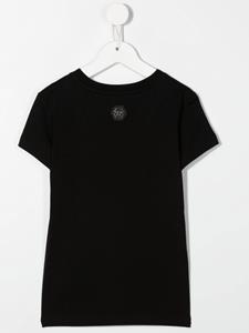 Philipp Plein Junior T-shirt met logo - Zwart