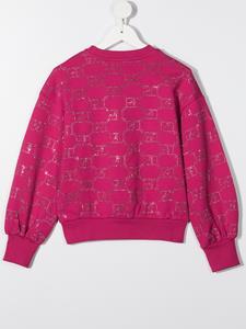 Alberta Ferretti Kids Sweater met logoprint - Roze