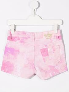 Pinko Kids Shorts met tie-dye print - Roze