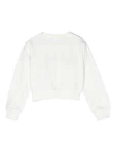 Versace Kids Sweater met geborduurd logo - Wit