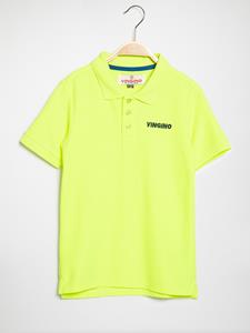 VINGINO Poloshirt in geel voor jongens