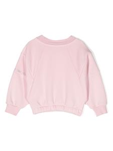 Monnalisa Sweater met logoprint - Roze