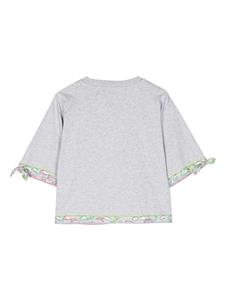 PUCCI Junior T-shirt met logoprint - Grijs