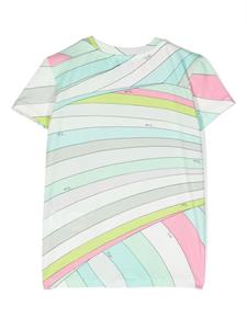 PUCCI Junior T-shirt met ronde hals - Groen
