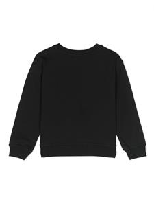 Monnalisa Sweater met borduurwerk - Zwart
