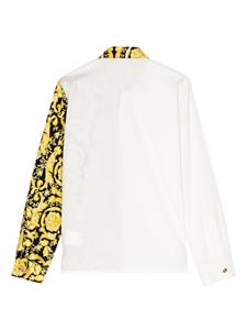 Versace Kids Shirt met barokprint - Wit
