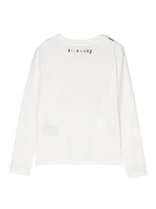 John Richmond Junior T-shirt met geborduurd logo - Wit