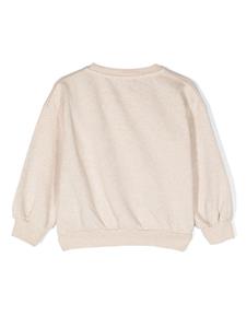 Bobo Choses Sweater met grafische print - Beige