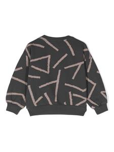 Bobo Choses Sweater met geometrische print - Grijs