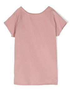 Bonpoint T-shirt met geborduurd logo - Roze