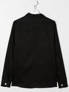 Elisabetta Franchi La Mia Bambina Shirt met verborgen sluiting - Zwart