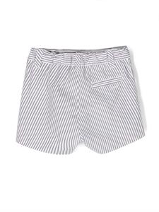 Bonpoint Gestreepte shorts - Wit