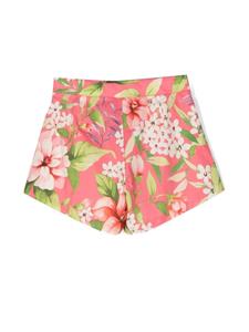 TWINSET Kids Shorts met bloemenprint - Roze