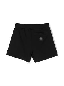 Philipp Plein Junior Shorts met logo - Zwart