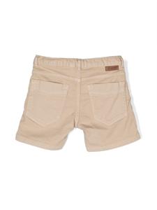 Bonpoint Ribfluwelen shorts - Beige