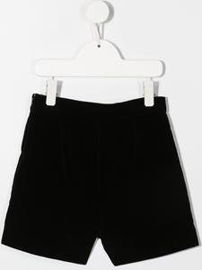 Bonpoint Shorts met fluwelen-effect - Zwart