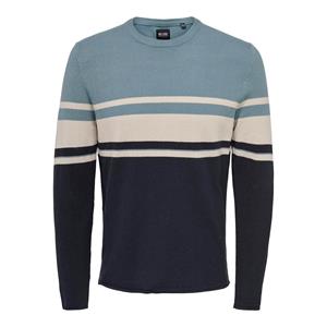 Only&sons Niguel Reg 12 Block Crew Knit