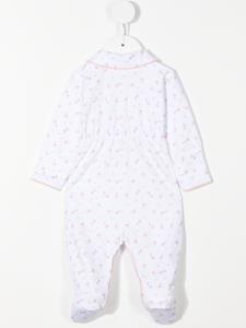 Marie-Chantal Pyjama met bloemenprint - Wit
