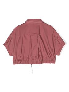 Brunello Cucinelli Kids Shirt met gestrikte taille - Roze