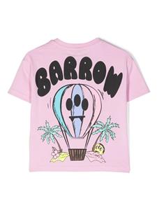 Barrow kids T-shirt met logoprint - Roze