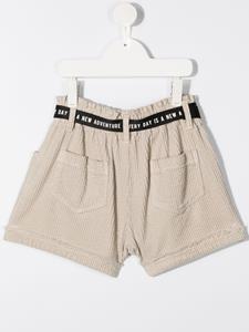 Andorine Ribfluwelen shorts - Beige