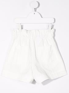 Brunello Cucinelli Kids Elastische shorts - Wit