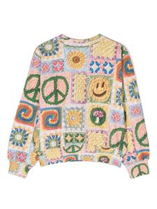 Molo Sweater met patchwork - Roze