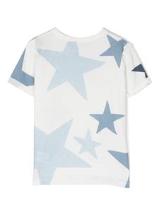 Stella McCartney Kids T-shirt met logoprint - Wit