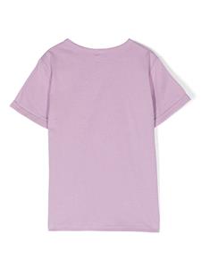 Stella McCartney Kids T-shirt met sterrenprint - Paars